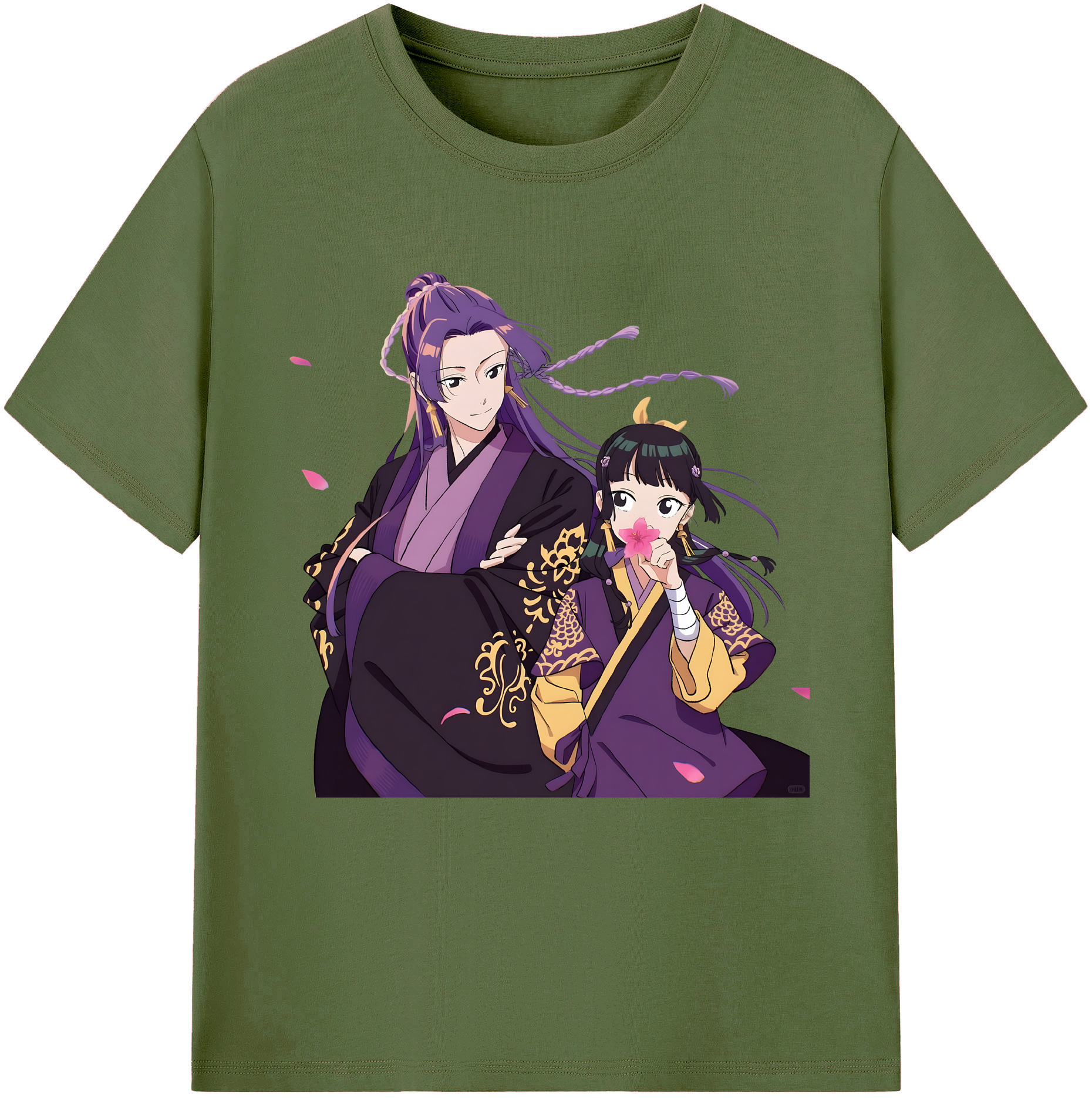 （画像用） 薬屋のひとりごと The Apothecary Diaries 綿100％半袖Tシャツ（フロントプリント）